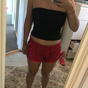 American eagle black cropped tube top